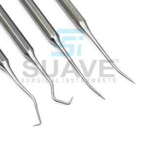 Sonde dentaire Double détartreur Instrument Oral Endodontic Nettoyage Outil Équipement Dents Chirurgie Ensembles Par SUAVE INSTRUMENTS CHIRURGICAUX - Product Image 4