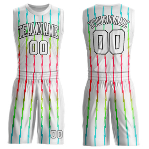 Maillot de basket-ball réversible personnalisé avec logo, imprimé par sublimation numérique, respirant et anti-transpiration, pour hommes et enfants - Product Image 1