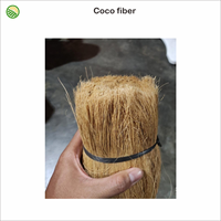 Tapete de Fibra de Coco Natural Marrón, Cerdas de Coco de Alta Calidad Premium, 12-13 cm, Embalaje Personalizado, Uso Agrícola, Indonesia