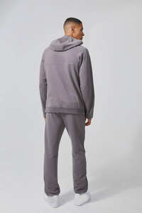 Sudaderas con Capucha Ajustadas al Cuerpo, 100% Algodón, para Hombre, Estilo Casual, Deportivo, con Cuello Alto, Cremallera, Secado Rápido, Térmicas, con Logotipo Personalizado en Relieve, para Invierno - Product Image 3