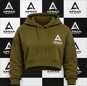 Sudadera con Capucha Rosa para Mujer, Sudadera Corta con Capucha, Logotipo Estampado, Ropa Casual de Invierno, Estilo Urbano, Hip Hop, Felpa Francesa, Servicio OEM - Product Image 3