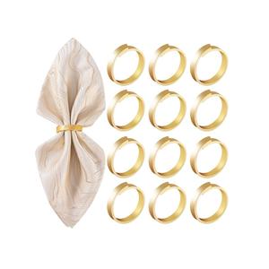 Anillos de servilleta metálicos diseñados para experiencias culinarias sofisticadas que combinan un diseño moderno, durabilidad excepcional y una elegancia refinada. - Product Image 5