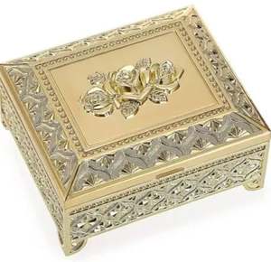 Boîte à bijoux décorative en métal la plus vendue pour conserver des bijoux élégants au design moderne et unique - Product Image 5