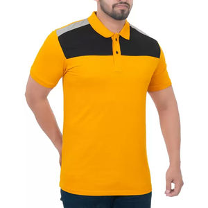 Polos ajustados para hombre con diseño de logotipo personalizado, patrón sólido transpirable, precio al por mayor de fábrica para ropa informal OEM ODM - Product Image 2