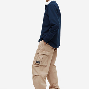 Ensembles de survêtement et de survêtement à col rond en coton décontracté grande taille pour hommes pour l'automne et l'hiver en toile tissu - Product Image 5