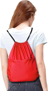 Mochila Deportiva Impermeable de Alta Calidad con Cordón Ajustable, Bolsa Deportiva de Poliéster 300D con Cordón - Product Image 2