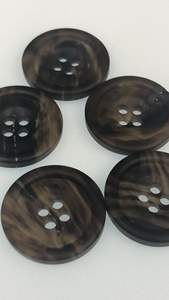 Botones de cuerno de búfalo de calidad superior 100% natural, botón ecológico en blanco para la industria de la confección de la India - Product Image 4