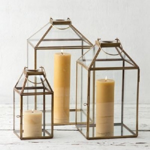 Lanterne décorative en fer d'art en métal indien Offre Spéciale de meilleure qualité pour impression personnalisée intérieure et extérieure pour l'utilisation de bougies de jardin - Product Image 1