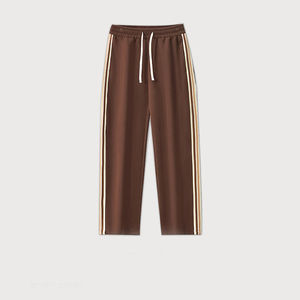 <b>Mens</b> <b>Trousers</b> Streetwear Custom Logo <b>Men</b> Sweatpants Cotton Blank Sweatpants <b>Drawstring</b> Cargo Pants for <b>Men</b> Side Striped Cotton - Product Image 4