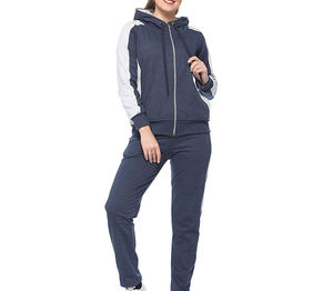 Nouveau dernier Design femmes de haute qualité 100% coton mode survêtement à manches longues deux pièces avec techniques imprimées pour l'hiver - Product Image 1