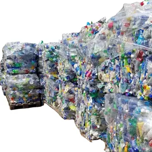 Pet Bottle Plastic Scrap in Bales / Pet Bottle Scrap Plastic Waste / Recycled Scrap Plastic Bottle