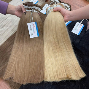 Cabello Virgen con Cutícula Alineada, Cabello Humano Virgen de Grado Superior Sin Procesar, Extensiones de Cabello Humano en Paquetes Dobles - Product Image 2