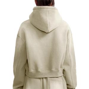 Custom Women's <b>Oversize</b> Solid Acid Wash Hoodie with Embroidery ODM Supply <b>Vintage</b> Design - Product Image 3