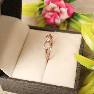 Simple Infinity CZ 92.5 <b>Sterling</b> <b>Silver</b> Wedding <b>Ring</b> Geometric Pattern Rhodium Plating Bezel <b>Set</b> Zircon Infinity CZ Fine <b>Rings</b> - Product Image 1