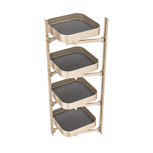 Organizador <span class=keywords><strong>de</strong></span> <span class=keywords><strong>Cocina</strong></span> Moderno <span class=keywords><strong>de</strong></span> Aluminio <span class=keywords><strong>para</strong></span> Armarios con Bandejas Giratorias que Ahorran Espacio y <span class=keywords><strong>Accesorios</strong></span> <span class=keywords><strong>para</strong></span> <span class=keywords><strong>Muebles</strong></span> <span class=keywords><strong>de</strong></span> <span class=keywords><strong>Cocina</strong></span> - Product Image 4
