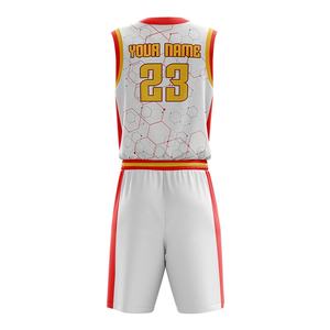 custom design sublimation printing reversible basketball jersey sports uniforms - Product Image 2
