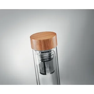 Bottiglia di Vetro Sostenibile Batumi 400ml, Elegante Contenitore in Vetro per Merchandising - Product Image 1