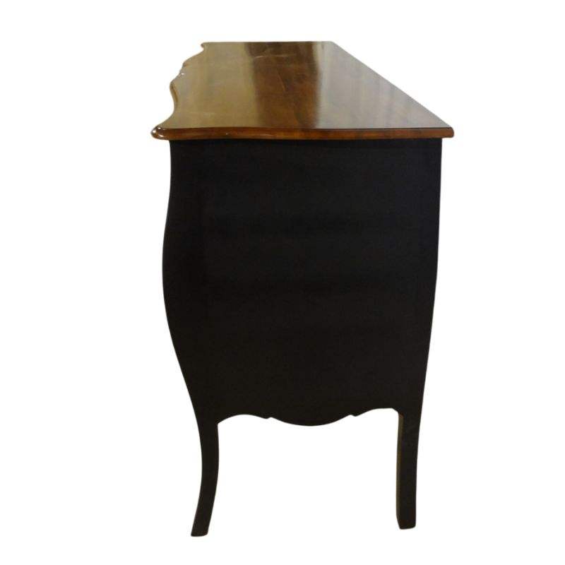 ทาสีดำ + คราบไม้