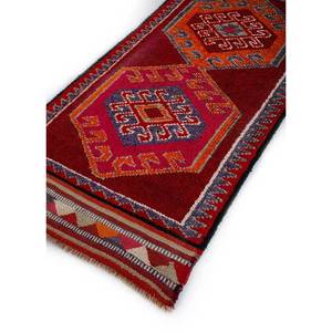 Nuray Large Area Hand Knotted Wool Rugs <b>Red</b> Orange Geometric Abstract Rectangle for Home-for Entryway Hallway Living 9x12 - Product Image 2