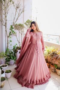 Pakistani Indian Salwar Kameez Stitched Shalwar Kameez Ready Made Anarkali Gown <strong>Cloth</strong> Eid Collection Selling Dress - Product Image 2