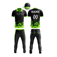 Precio al por mayor fabricado sublimación Cricket uniforme personalizado Cricket uniforme Camiseta y pantalón personalizado Cricket