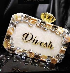 Indian Handicraft Resin Custom Type Clutch <b>Bag</b> for Women - Product Image 5