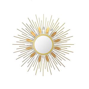 Elegant Design Metal <b>Wall</b> <b>Mirrors</b> Used For Guest Room Decoration Custom Size Handicrafts With <b>Gold</b> Finished - Product Image 3