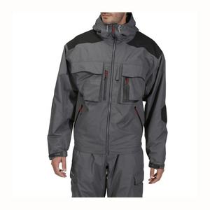 Exportateur professionnel Imperméable pour la course Veste imperméable Coupe-vent Randonnée Veste d'extérieur à capuche personnalisée pour hommes - Product Image 2