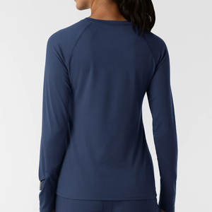 Scrub Stretch <b>Long</b> <b>Sleeve</b> Women Warm Nurse Under Scrub T-Shirt Plain Medical <b>Undershirt</b> Soft Fabrics for Women - Product Image 6