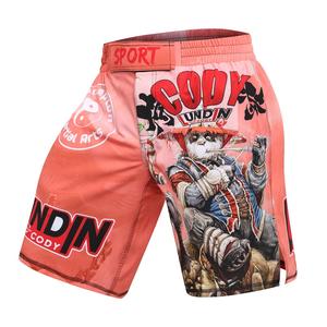 Pantalones Cortos de Boxeo MMA Unisex Hechos a Medida, con Logotipo, para Entrenamiento de Artes Marciales, Servicio OEM, en Stock, Más Vendidos - Product Image 2