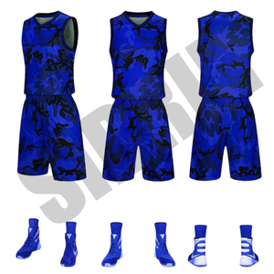 ชุดยูนิฟอร์มบาสเก็ตบอลแบบสั่งพิมพ์ลายพิเศษสำหรับผู้ใหญ่  สำหรับสโมสรกีฬา  ไซส์ใหญ่  ระบายอากาศได้ดี  แห้งเร็ว  ผลิตจากโพลีเอสเตอร์ - Product Image 6