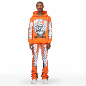 Survêtements d'hiver pour hommes, dernier modèle 100% coton 400 GSM, survêtements évasés à capuche entièrement imprimés, survêtements pour hommes - Product Image 1