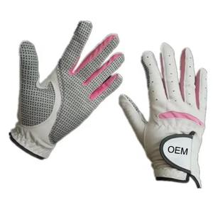 Couleurs personnalisées Vente en gros Gant de golf en cuir de mouton pour hommes Gant confortable de haute qualité Gant de golf respirant et antidérapant - Product Image 2