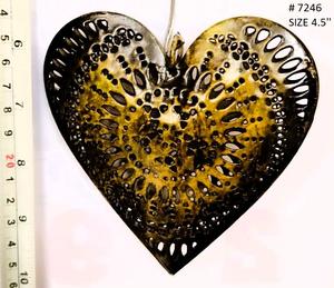 Iron <b>Star</b> Shape Hanging Christmas <b>Tree</b> Ornament 5 Inches <b>for</b> Festive Decorations - Product Image 4