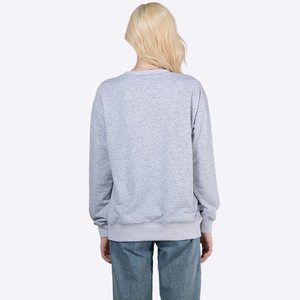 Sweat-shirt en molleton à col montant décontracté pour femme, personnalisé, avec impression de lettres, couleurs et logos personnalisés, vente en gros - Product Image 3