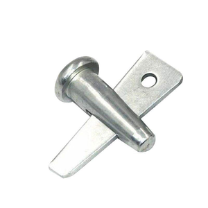 Pasador acanalado cincado de acero al carbono y aluminio, tornillo de posicionamiento para accesorios de encofrado - Product Image 1