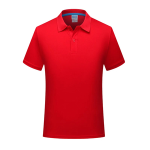 Camiseta de Manga Corta de Color Sólido 100% Poliéster Personalizada OEM con Logotipo Bordado, Camisa Polo de Trabajo de Color Sólido - Product Image 4