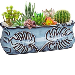 MS INC design Pot de fleurs en métal, Pots de fleurs de tailles assorties avec ensemble de 4 Pots de fleurs d'intérieur et d'extérieur pour la décoration de jardin de la maison - Product Image 3