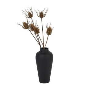 Black and <b>Gold</b> Geometric Metal <b>Vase</b> with Decorative Aluminum <b>Vase</b> and Elegant Matte Finish for Luxury Home & Office Decor - Product Image 5