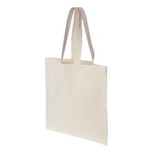 Bolso de mano con estampado de letras estilo nacional de algodón orgánico - Product Image 1