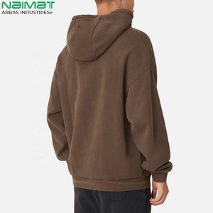 เสื้อมีฮู้ดแบบสวมหัวสำหรับผู้ชายเสื้อมีฮู้ดผ้าฟลีซสำหรับฤดูหนาว350กรัมเสื้อแบบสวมหัวระบายอากาศได้ดี - Product Image 4
