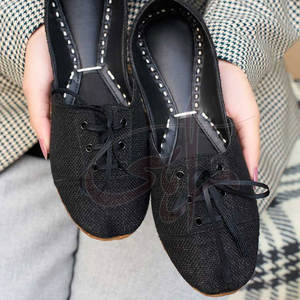 Nouvelle collection : Chaussures plates légères pour femme, style brogue, en jute et simili cuir, à lacets, haute qualité, écologiques - Product Image 3