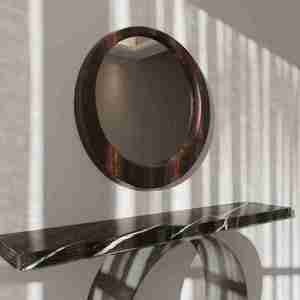 Espejo de Salón Hecho a Mano con Marco Redondo de Madera Decorativo, Fabricación India de Alta Calidad, en Oferta con Precio Razonable - Product Image 2