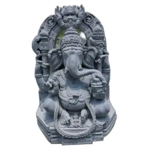 Statue de dieu Ganesha en marbre faite à la main Statue de dieu Ganesha belle statue de dieu Ganesha en marbre décorative pour la maison