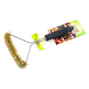 Brosse à barbecue en laiton noir pour grilles et plaques 35 cm SP350 Accessoires de barbecue haut de gamme - Product Image 1