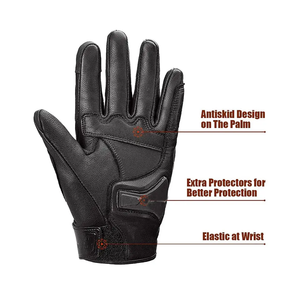 Logotipo personalizado de cuero Motor Bike Sports Guante Moto Motociclismo Guantes para la venta 2023 - Product Image 6
