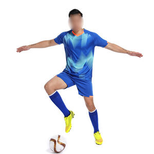 Ropa Deportiva de Fútbol para Hombre, de Alta Calidad, Poliéster/Algodón, Manga Corta, Ligera, Duradera, Transpirable, Diseño Ajustado para Adultos - Product Image 5