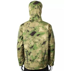 Chaqueta Táctica Impermeable y Cortavientos con Estampado de Camuflaje de la Selva, Pantalones de Softshell, Compra al por Mayor, MOQ Bajo, Ropa de Caza Silenciosa - Product Image 5