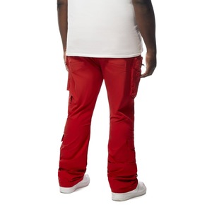 Pantalones acampanados Diseño de logotipo personalizado Pantalones de Jogger Algodón grueso Recto Suelto Pierna ancha Pantalones de chándal acampanados Estilo deportivo informal holgado - Product Image 6