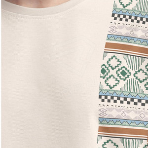 Camiseta de Algodón y Fibra de Bambú de Primera Calidad para Hombre, Verano, Holgada, Gruesa, Tallas Grandes, Transpirable, Personalizable, ODM - Product Image 5